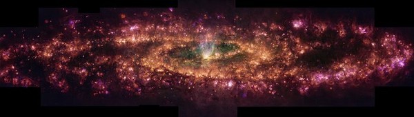 Imagem mais detalhada de uma galáxia revela milhares de cores no