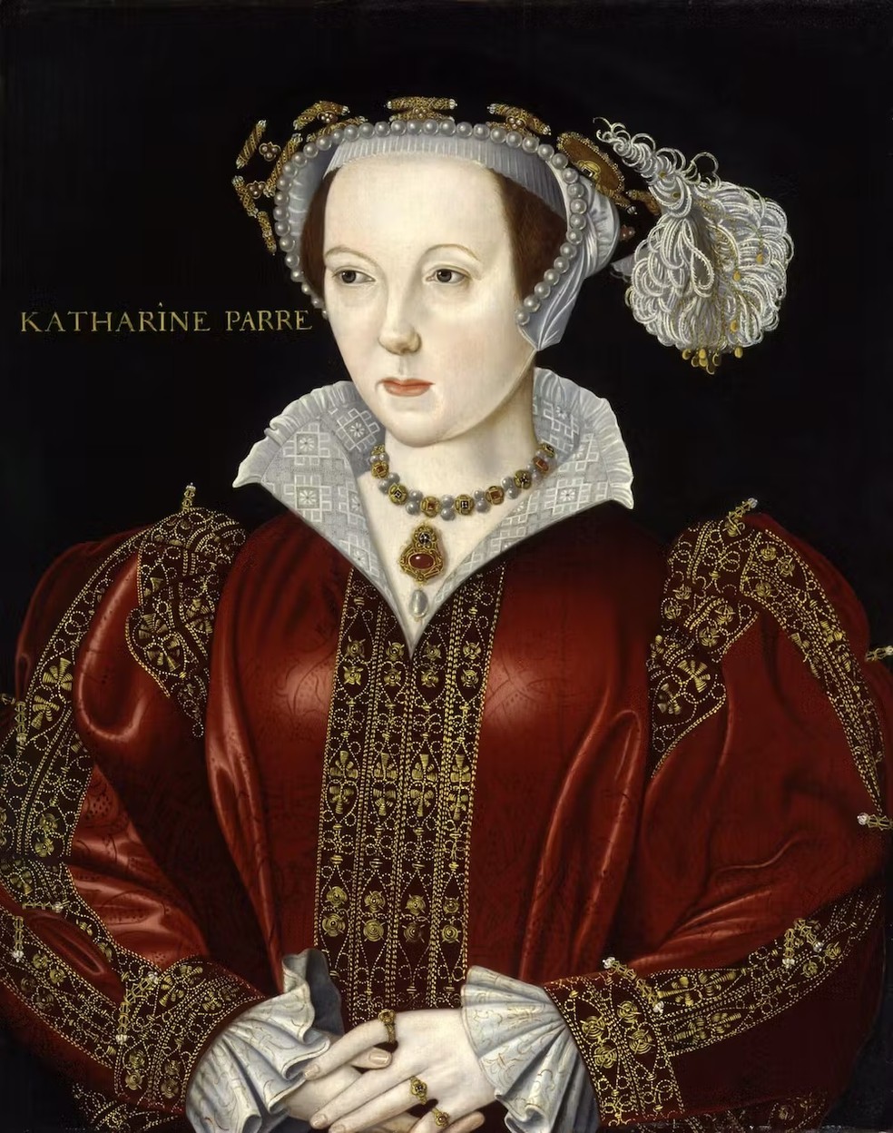 Catarina Parr, a sexta esposa do rei Henrique VIII — Foto: National Portrait Gallery