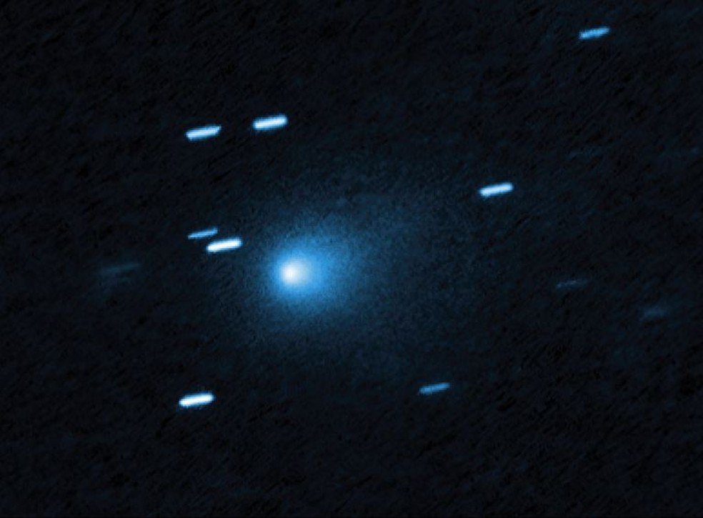 Captura feita pelo telescópio Hubble do 3I/ATLAS em 21 de julho de 2025, quando o cometa estava a 446 milhões de quilômetros da Terra — Foto: David Jewitt, Joseph DePasquale/NASA, ESA