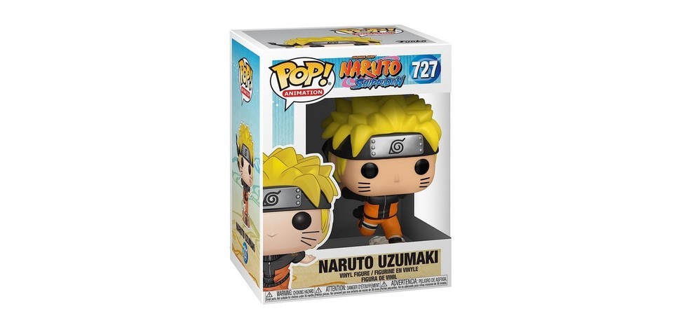 Funko Pop Naruto Uzumaki ilustra o personagem com o seu clássico uniforme laranja — Foto: Reprodução/Amazon