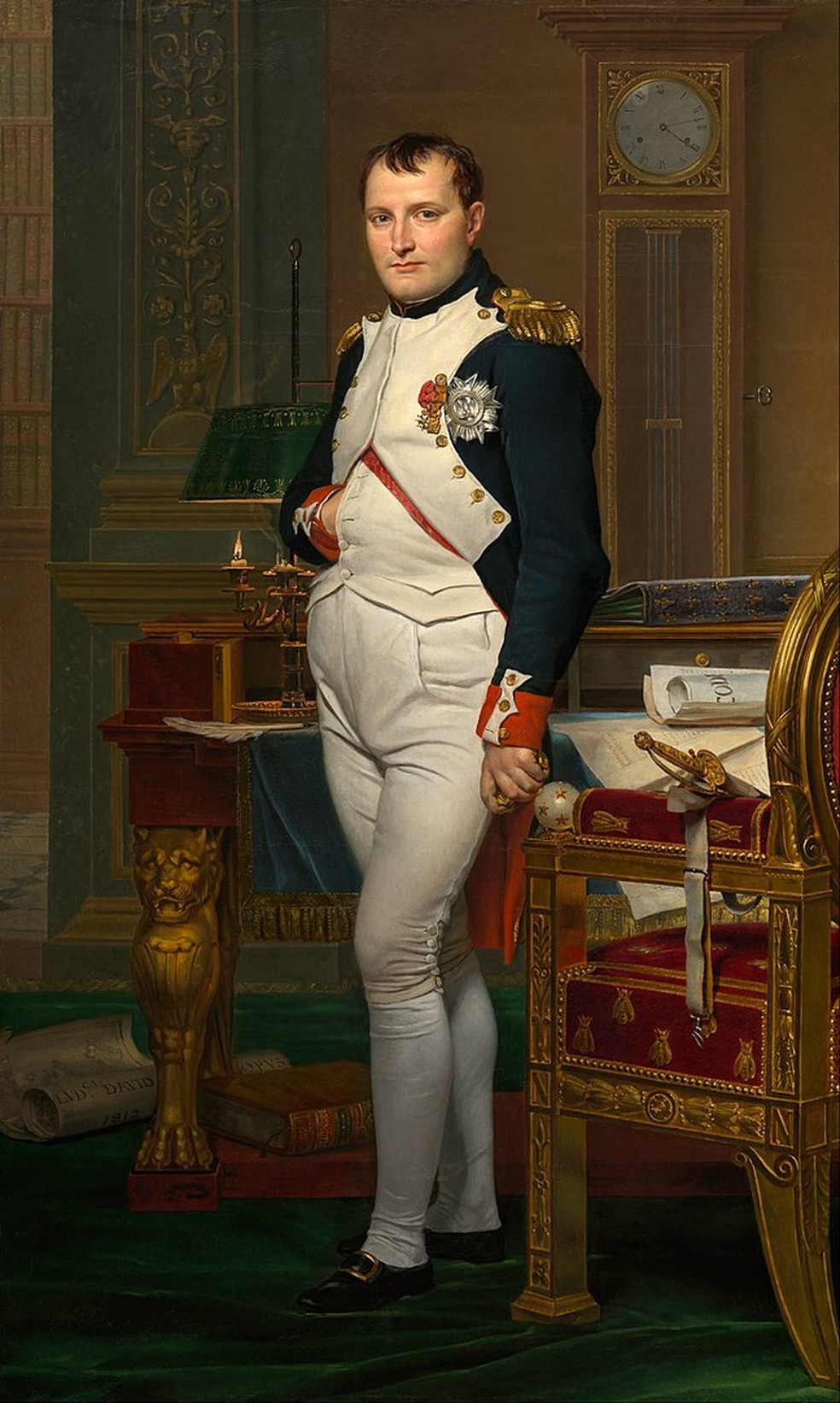 Napoleão Bonaparte — Foto: Jacques-Louis Davi/Wikimedia Commons