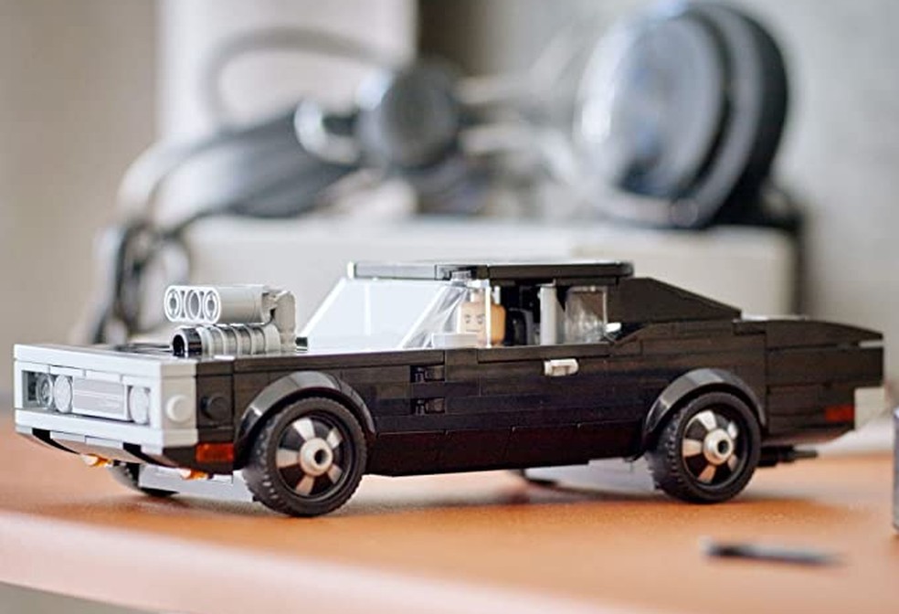 Lego Speed Champions Fast & Furious 1970 Dodge Charger conta com 345 peças  — Foto: Reprodução/Amazon