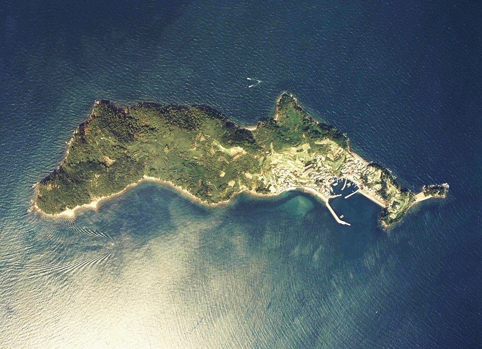 A ilha de Aoshima, no Japão — Foto: Wikimedia Commons