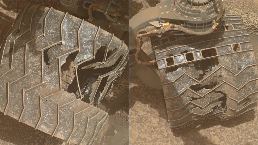 Sonda Curiosity identifica vasto campo de estruturas poligonais na região de Valle Grande em Marte