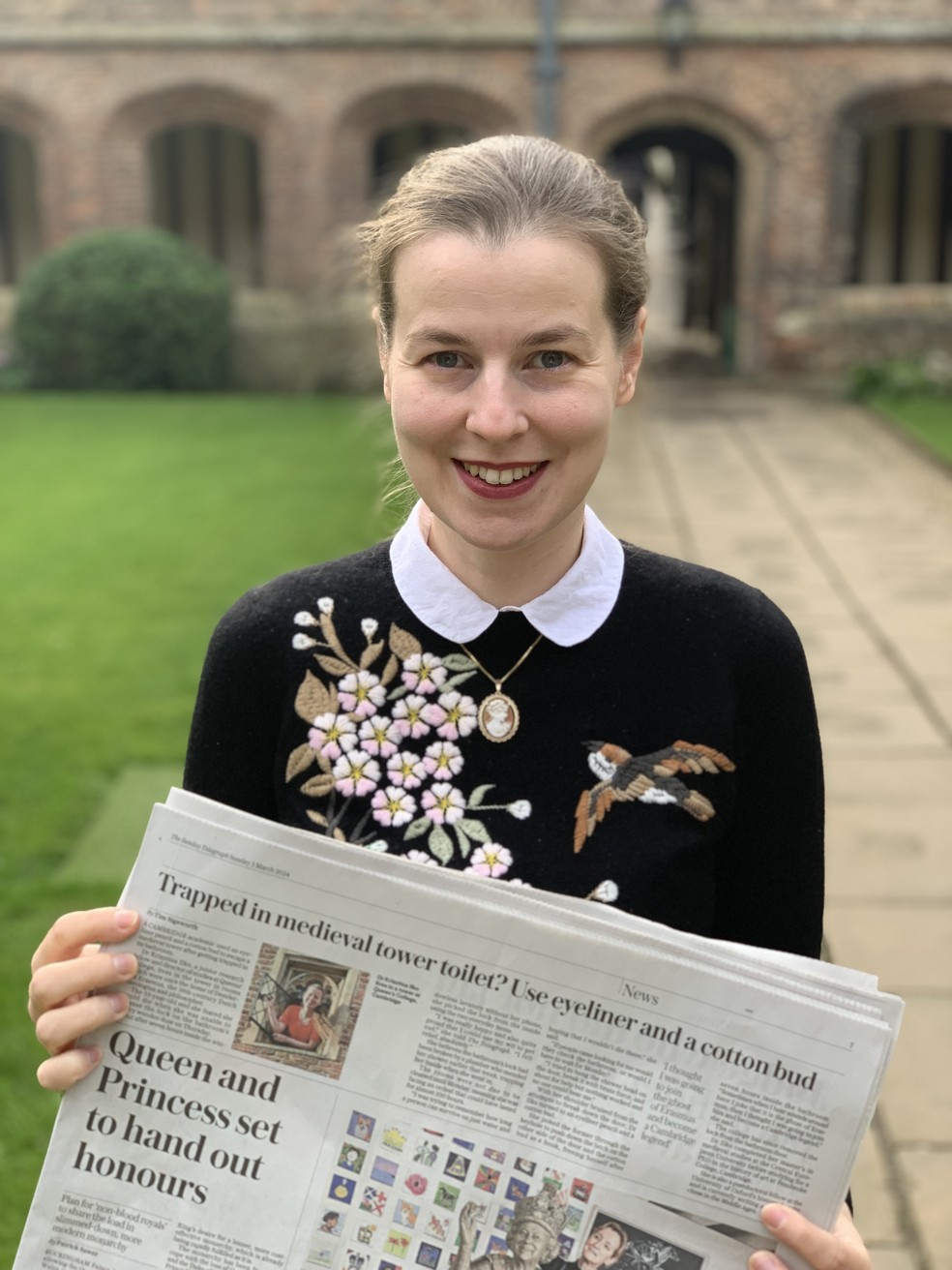 História inusitada de Krisztina Ilko foi publicada no jornal inglês The Telegraph — Foto: Reprodução/@krisztina_ilko/X