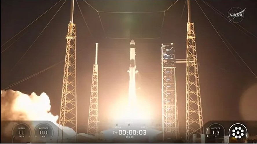 NASA envia suprimentos para a Estação Espacial Internacional para pesquisas sobre a saúde humana
