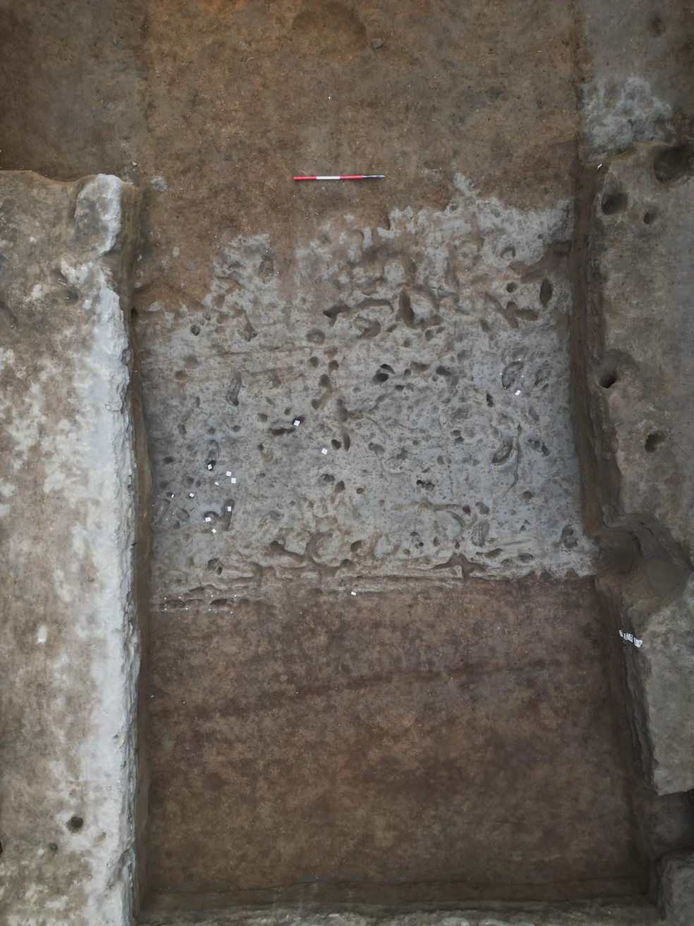 Pegadas da Idade do Bronze — Foto: Soprintendenza Archeologia Belle Arti e Paesaggio di Salerno e Avellino/Facebook