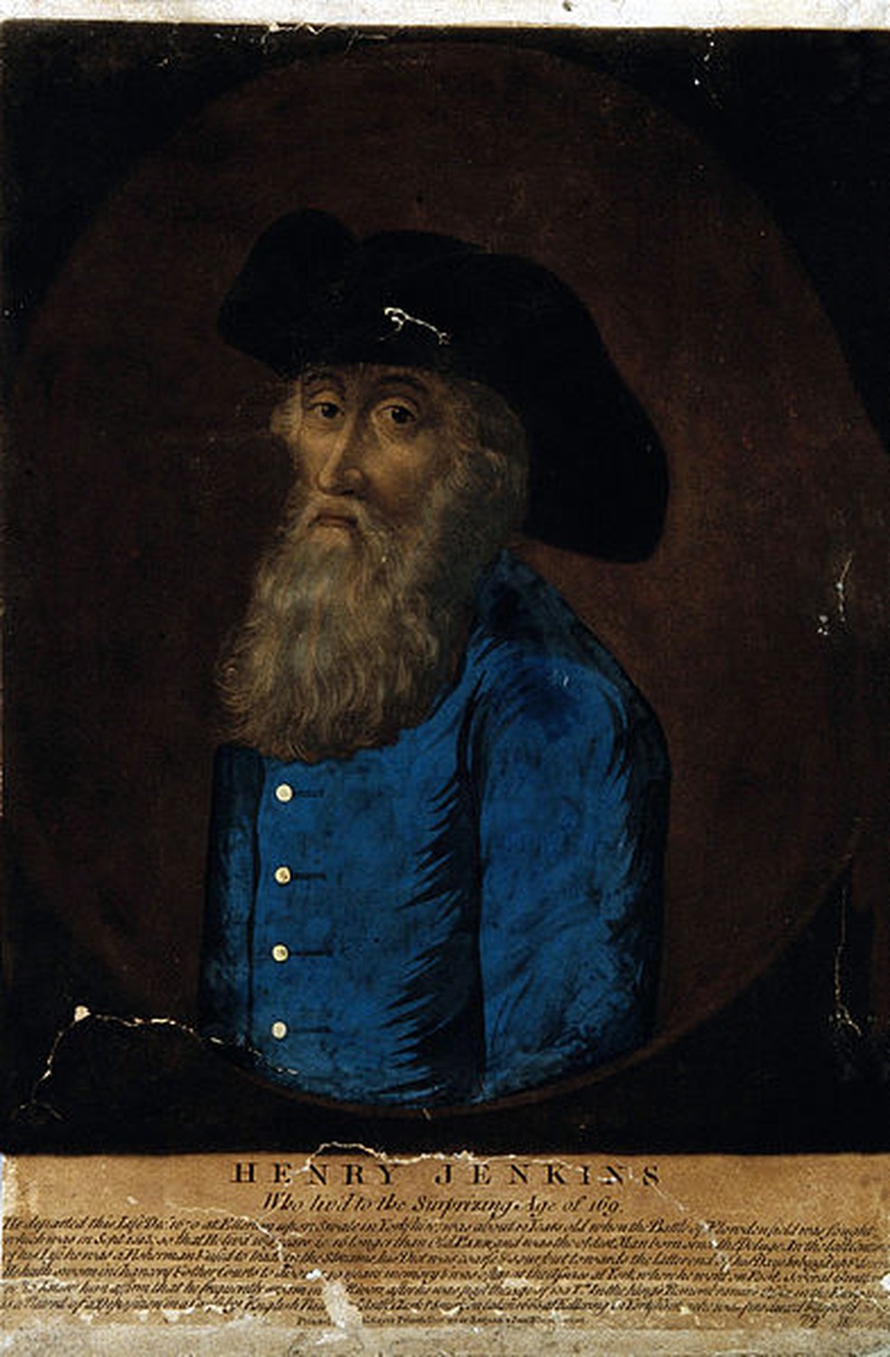 Henry Jenkins, inglês que acredita-se ter vivido 169 anos — Foto: Wikimedia Commons