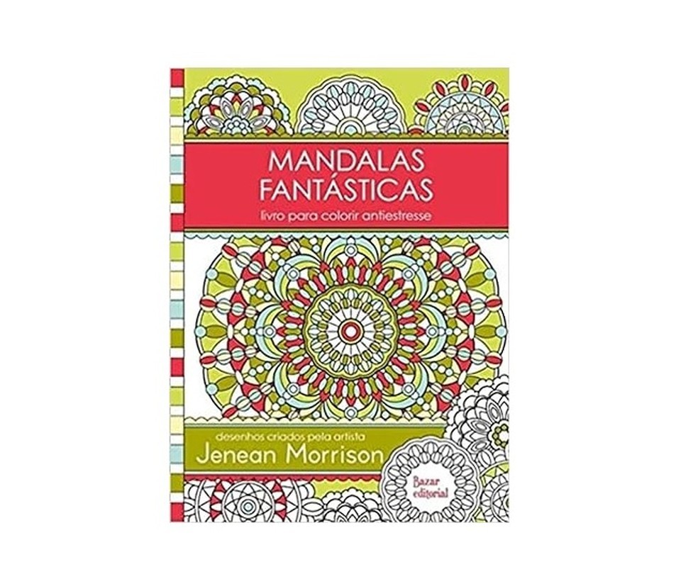 "Mandalas Fantásticas: Livro para Colorir Antiestresse" reúne 50 ilustrações diferentes — Foto: Reprodução/Amazon