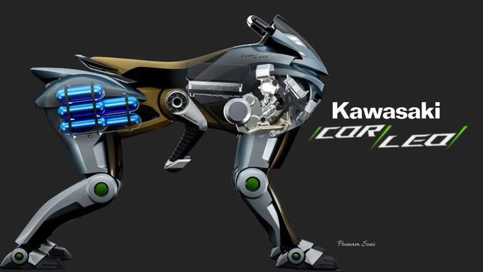 Projeto futurístico do Corleo — Foto: Kawasaki Heavy Industries