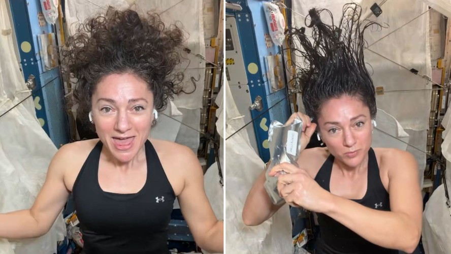 Astronauta da NASA explica como a microgravidade altera a estrutura de seus cabelos cacheados