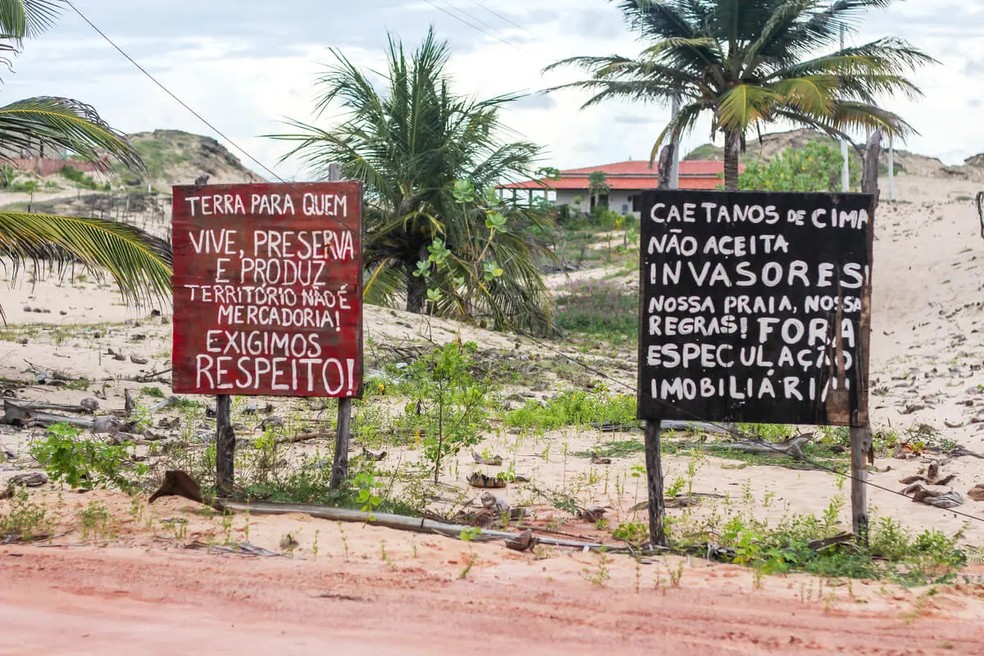 Comunidades costeiras reclamam de falta de diálogo  — Foto: Camila Aguiar/Agência Pública