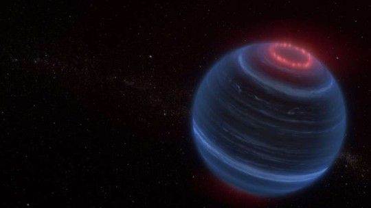Telescópio James Webb registra possível aurora em estrela anã marrom fria