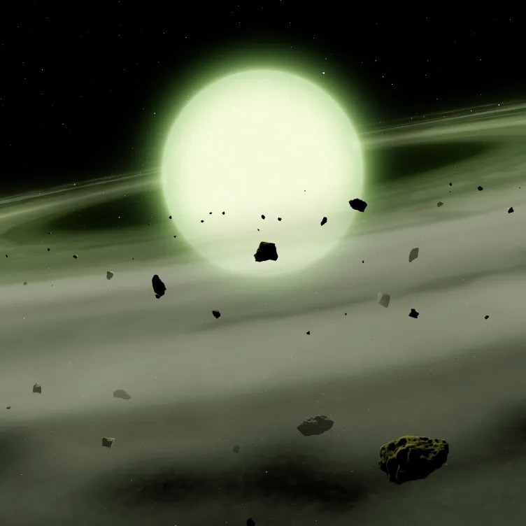 Astrônomos descobrem primeira estrela verde já encontrada no espaço