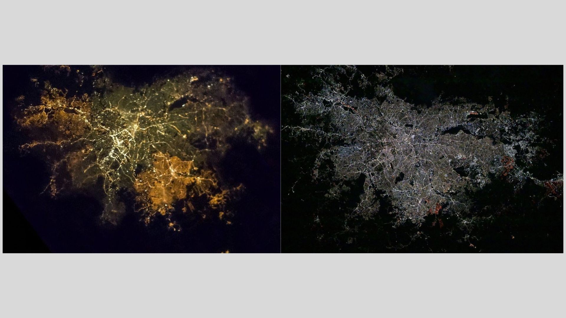 Astronauta fotografa cidades com 13 anos de diferença; mudanças chamam atenção