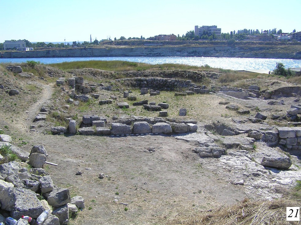 No século III d.C., o local era conhecido como o centro vinícola mais produtivo do Mar Negro e permaneceu um importante polo de intercâmbio entre os impérios — Foto: Tauric Chersonese National Preserve