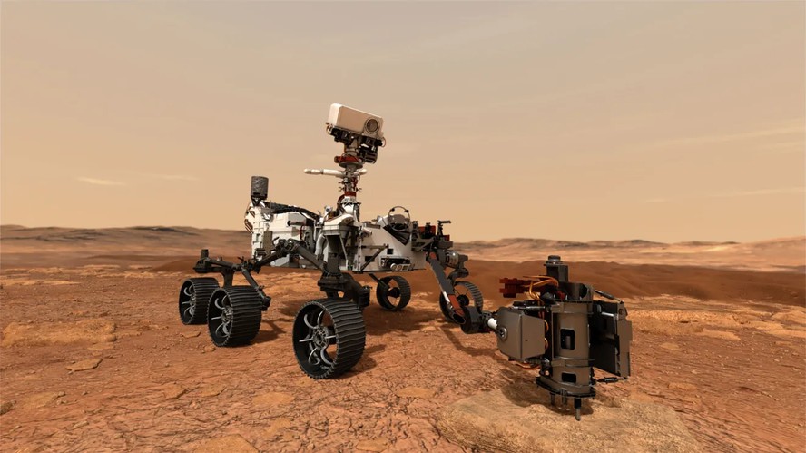 Rover Perseverance da NASA percorre distância equivalente a uma maratona na superfície de Marte