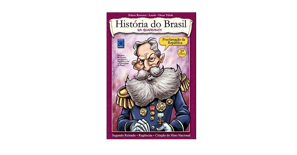 "História do Brasil em Quadrinhos - Proclamação da República" oferece leitura dinâmica — Foto: Reprodução/Amazon