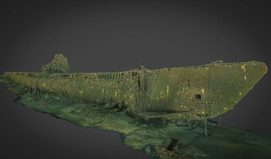 Recriação em 3D mostra submarino nazista intacto após 83 anos no fundo ...