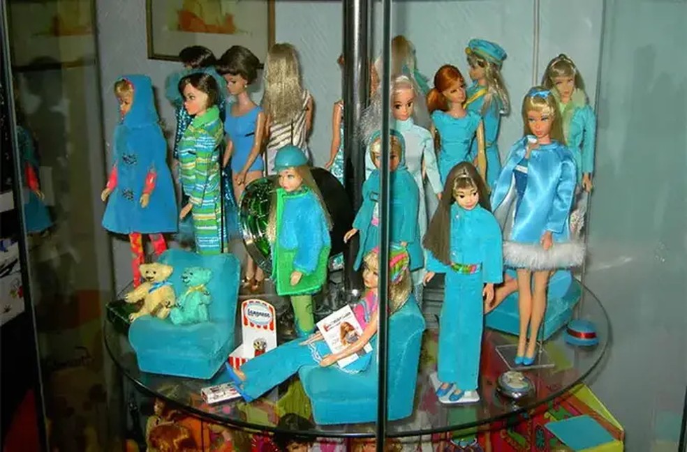Coleção de Barbies da alemã Bettina Dorfmann — Foto: Guinness World Records