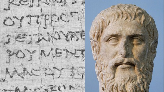 Possível local de sepultamento do filósofo Platão é indicado por papiro carbonizado