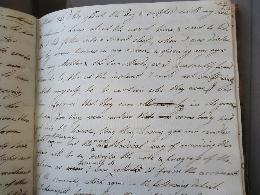 Diário escrito por Jane Ewbank entre 1803 a 1805
