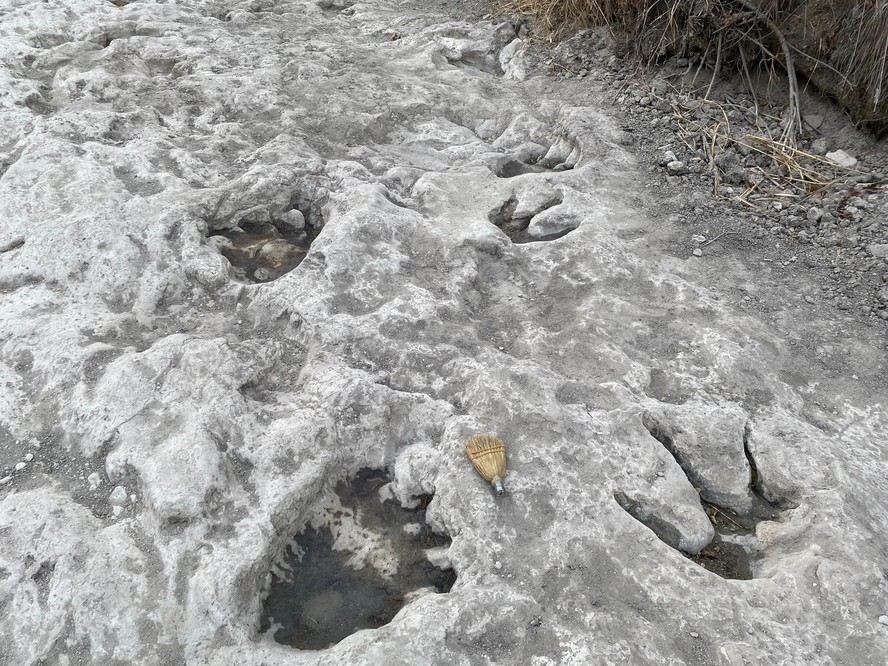 Pegadas pré-históricas surgiram no Dinosaur Valley State Park