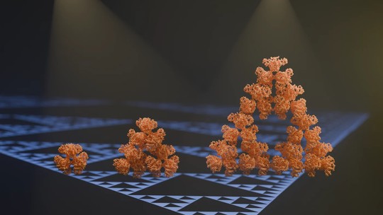 Molécula fractal é descoberta na natureza pela primeira vez 