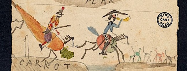 Os curiosos desenhos que os filhos de Charles Darwin deixaram em seus manuscritos — Foto: Reprodução/Open Culture