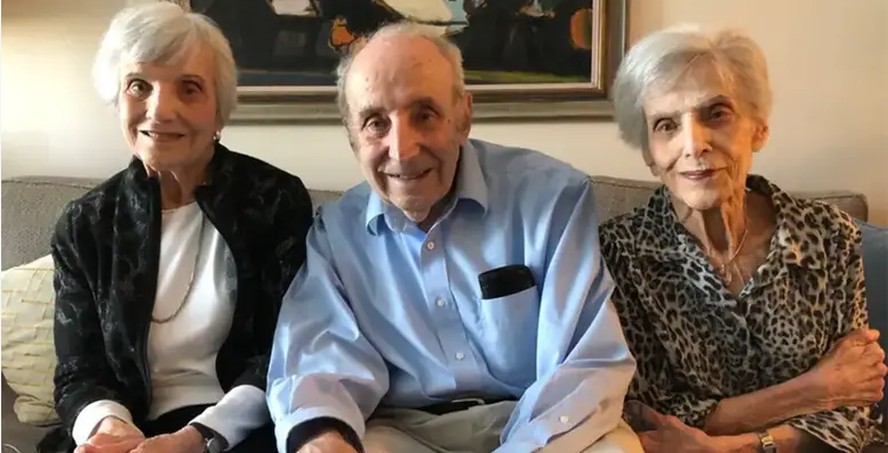 Betty Woolf, Joseph Hocky e Minna Passman eram os trigêmeos vivos mais velhos