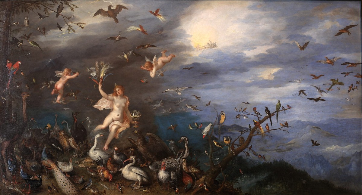 Quadro do século 17 descobriu interação entre animais 400 anos antes ...