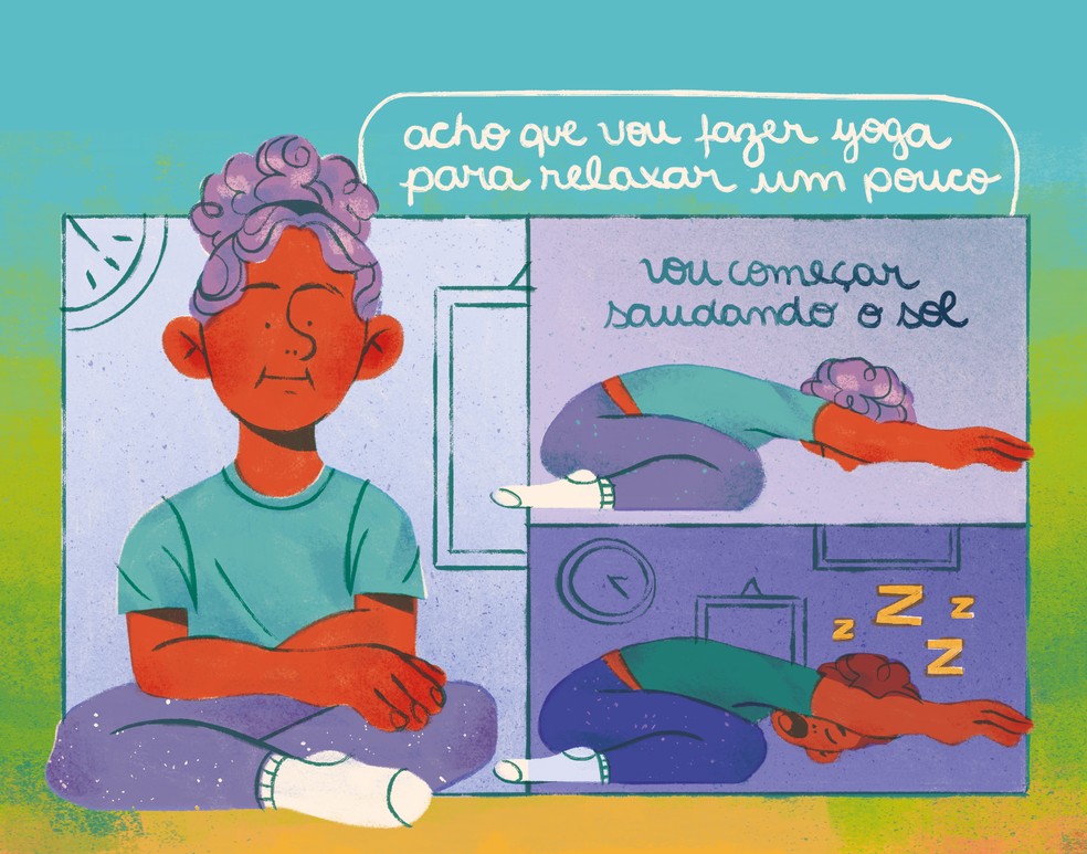 Tudo é transformado em trabalho e produtividade: até o tempo de descanso se torna necessário apenas para nos recuperar do trabalho e para continuarmos funcionando — Foto: Carol D ́Avila