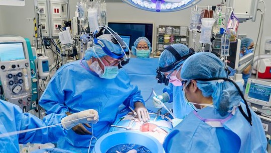 Em cirurgia inédita, mulher nos EUA recebe coração mecânico e rim suíno