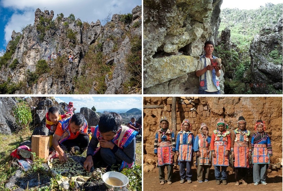 Fotos do povo Bo no condado de Qiubei, na província de Yunnan — Foto: XIE Peixia/Associação Chinesa de Fotografia Folclórica
