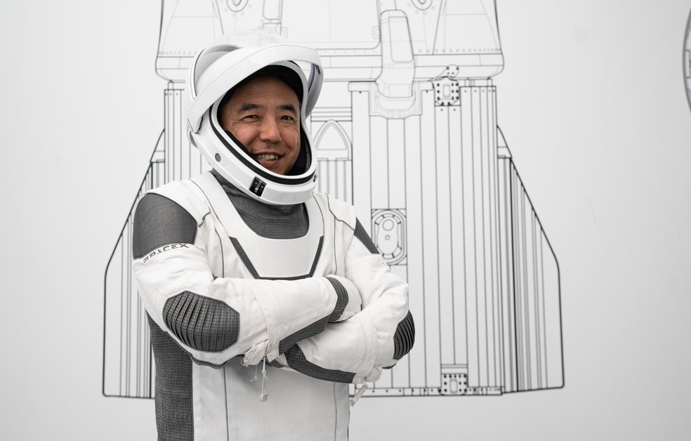 O astronauta japonês Satoshi Furukawa — Foto: SpaceX