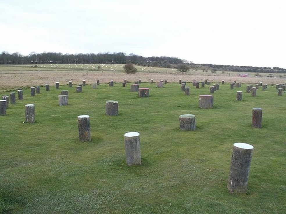Woodhenge, na Inglaterra — Foto: Wikimedia Commons