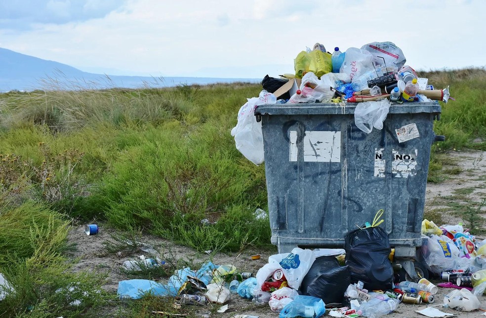 Brasil é o quarto país que mais gera lixo no mundo (Foto: RitaE/Pixabay) — Foto: Galileu