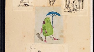 Os curiosos desenhos que os filhos de Charles Darwin deixaram em seus manuscritos — Foto: Reprodução/Open Culture