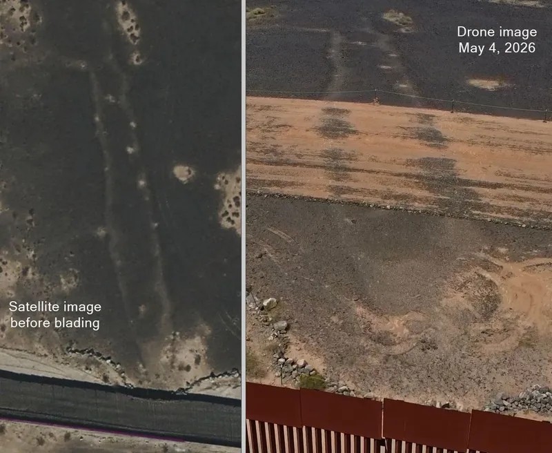 Obras de muro de Trump danificaram geoglifo mais antigo do que pirâmides egípcias