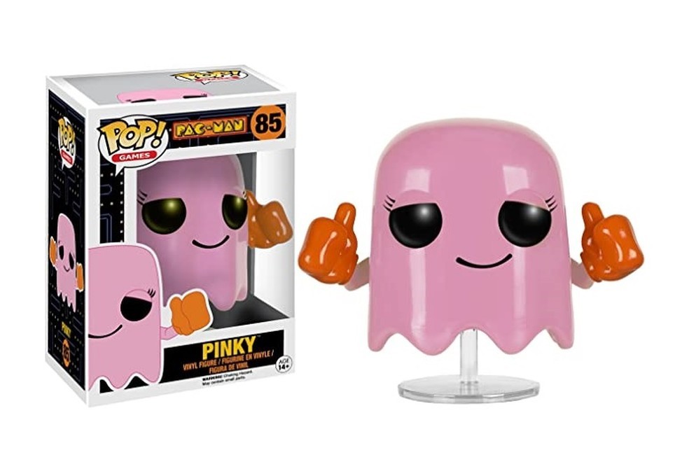 Funko Pop Games Pinky reproduz a temida fantasminha do game — Foto: Reprodução/Amazon