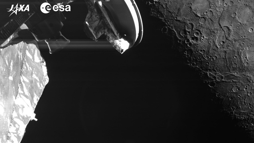 Imagem capturada pela Missão BepiColombo em 19 de junho de 2023