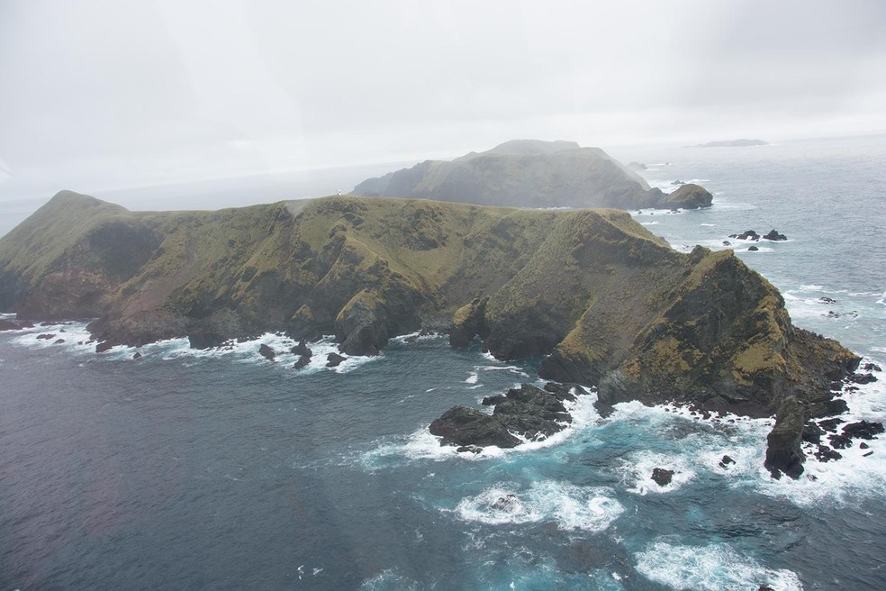 Arquipélago das Ilhas Diego Ramírez, no Chile, habitat do raiadinho-chileno subantártico — Foto: Universidade do Chile