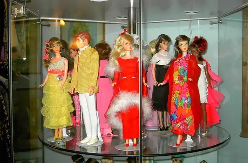 Bonecas da maior coleção de Barbies do mundo  — Foto: Guinness World Records