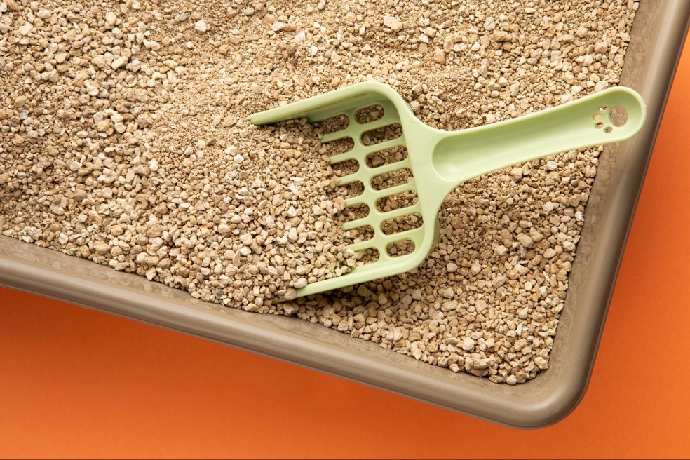 A condição radioativa da argila bentonita não é motivo de preocupação, sendo que a inalação da poeira da areia para gato é uma situação mais preocupante que a radiação — Foto: Reprodução/Freepik