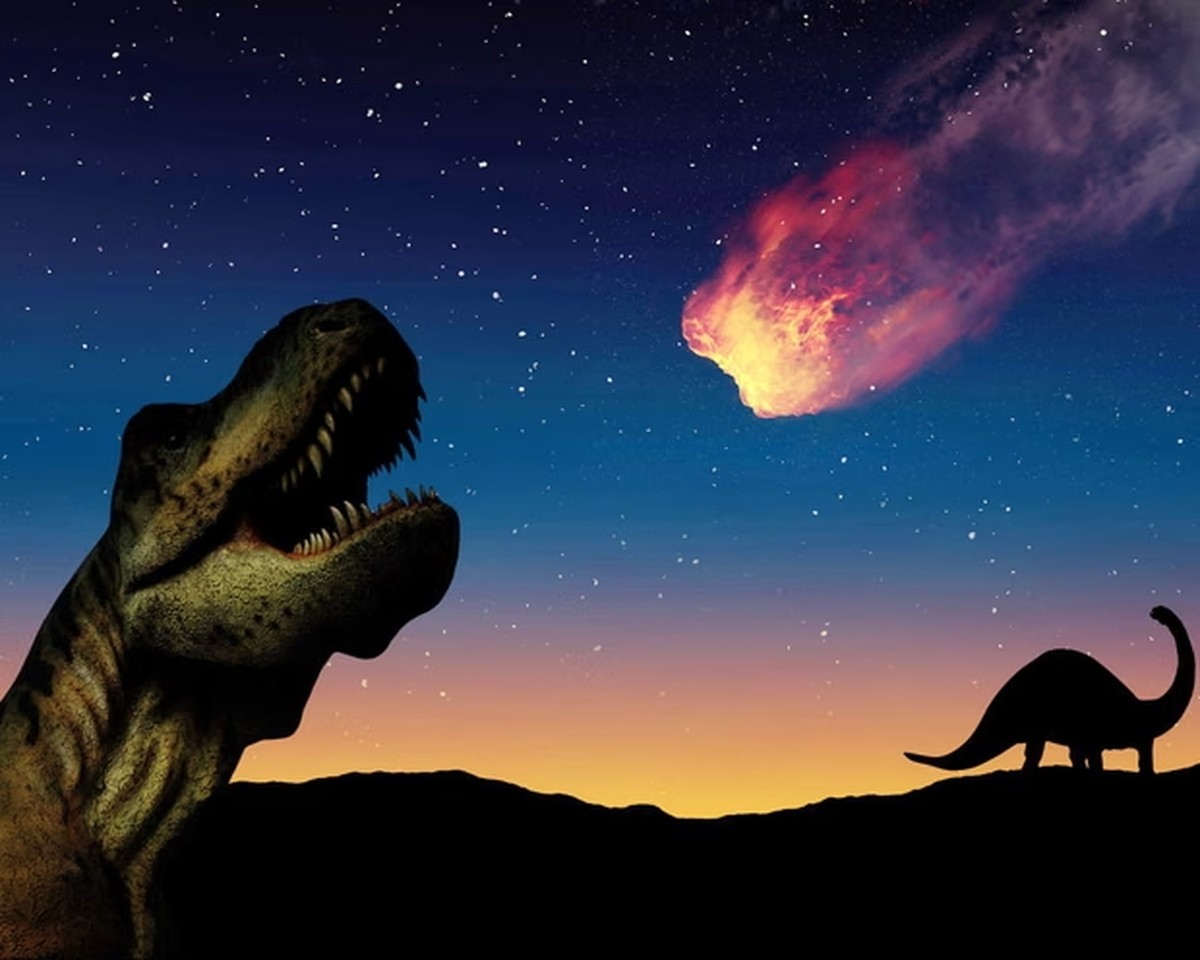 Dinossauros não estavam em declínio antes de impacto de asteroide, diz estudo