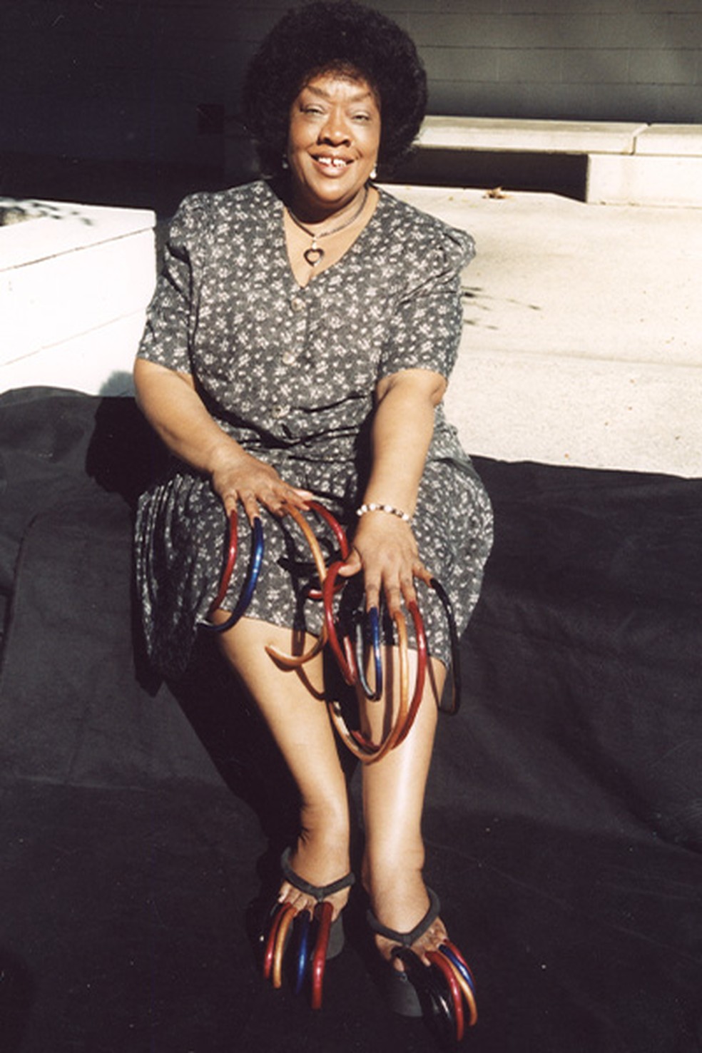 Louise Hollis morreu aos  86 anos — Foto: World Guinness Records