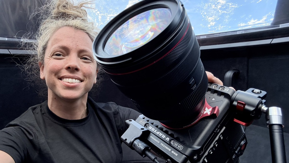 "Minha vida me preparou para ser astronauta", diz cinegrafista que foi ao espaço