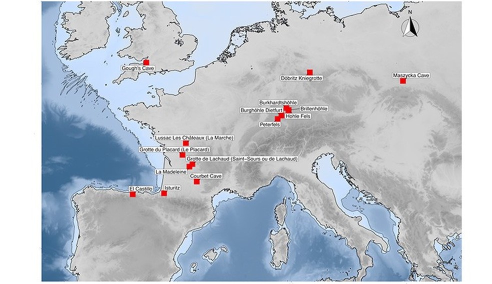 Pesquisa descobriu que as evidências do canibalismo humano estavam bastante localizadas no noroeste da Europa durante o Paleolítico Superior — Foto: William Marsh