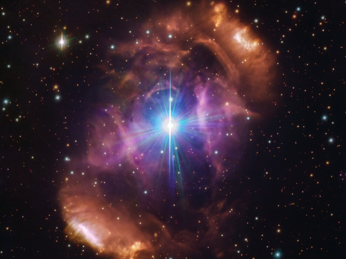 Choque estelar a 3,8 mil anos-luz resolve mistério sobre origem de nebulosa