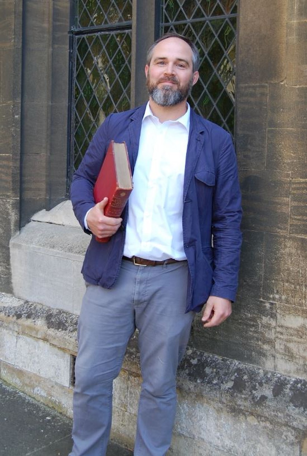 James Wade, professor que desvendou os manuscritos medievais  — Foto: Universidade de Cambridge